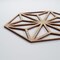 Ekena Millwork Medium Hampton Decorative Fretwork Wood Wall Panels, Red Oak, 15 3/8"W x 17 3/4"H x 3/8"T WALW16X16X0375HMPRO - alternate 5